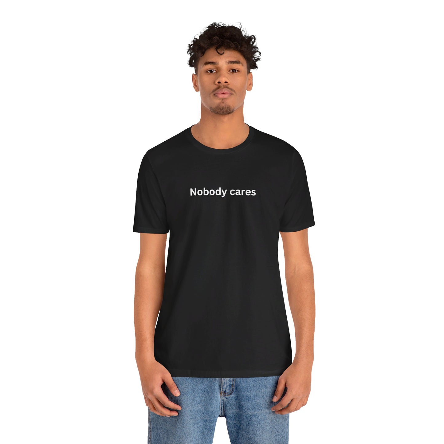 Nobody Cares Unisex Tri-Blend Crew Tee