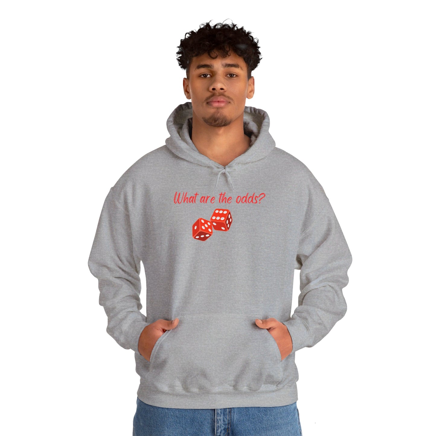 What are the Odds with Dice Unisex Heavy Blend™ Hooded Sweatshirt