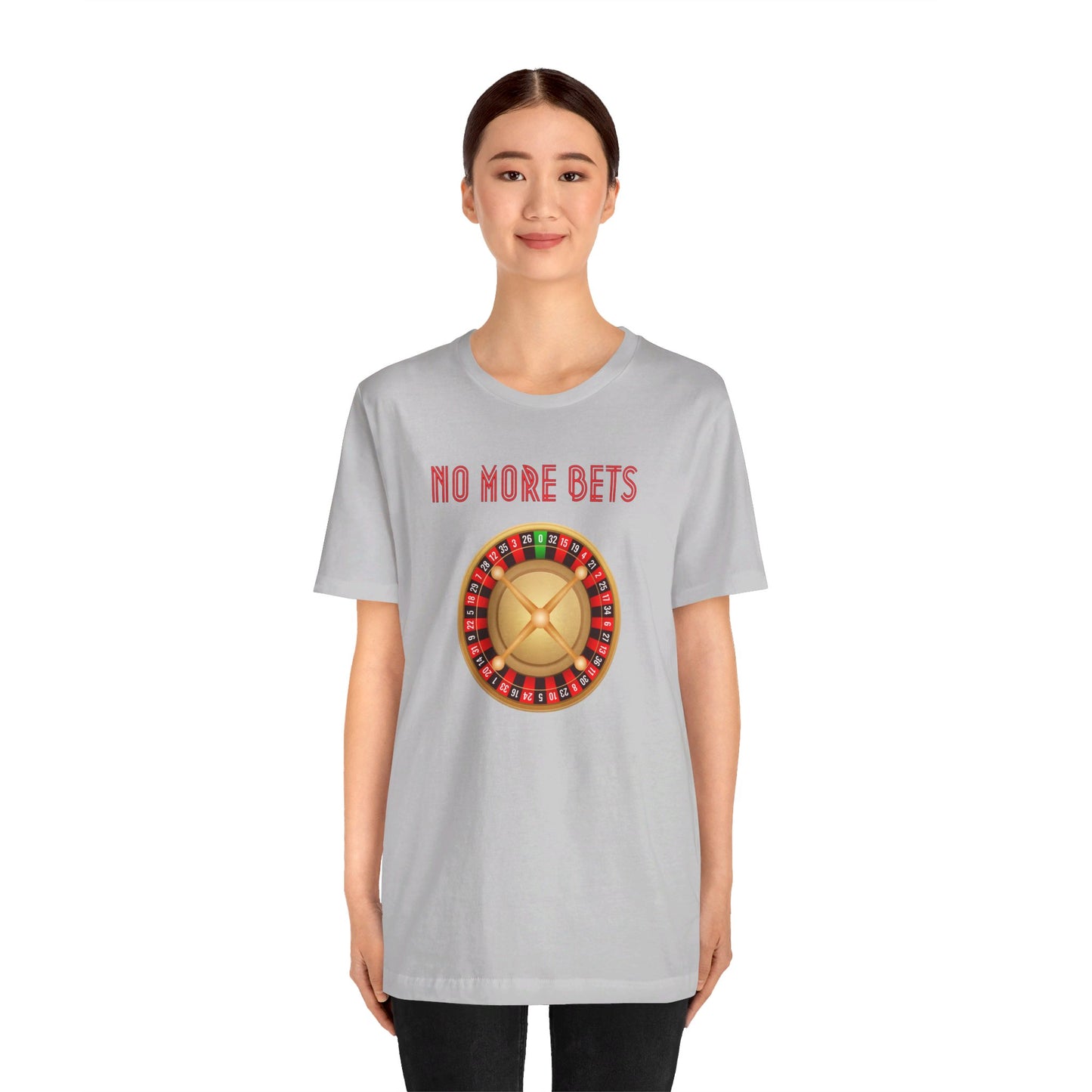 No More Bets Roulette Wheel Unisex Tri-Blend Crew Tee