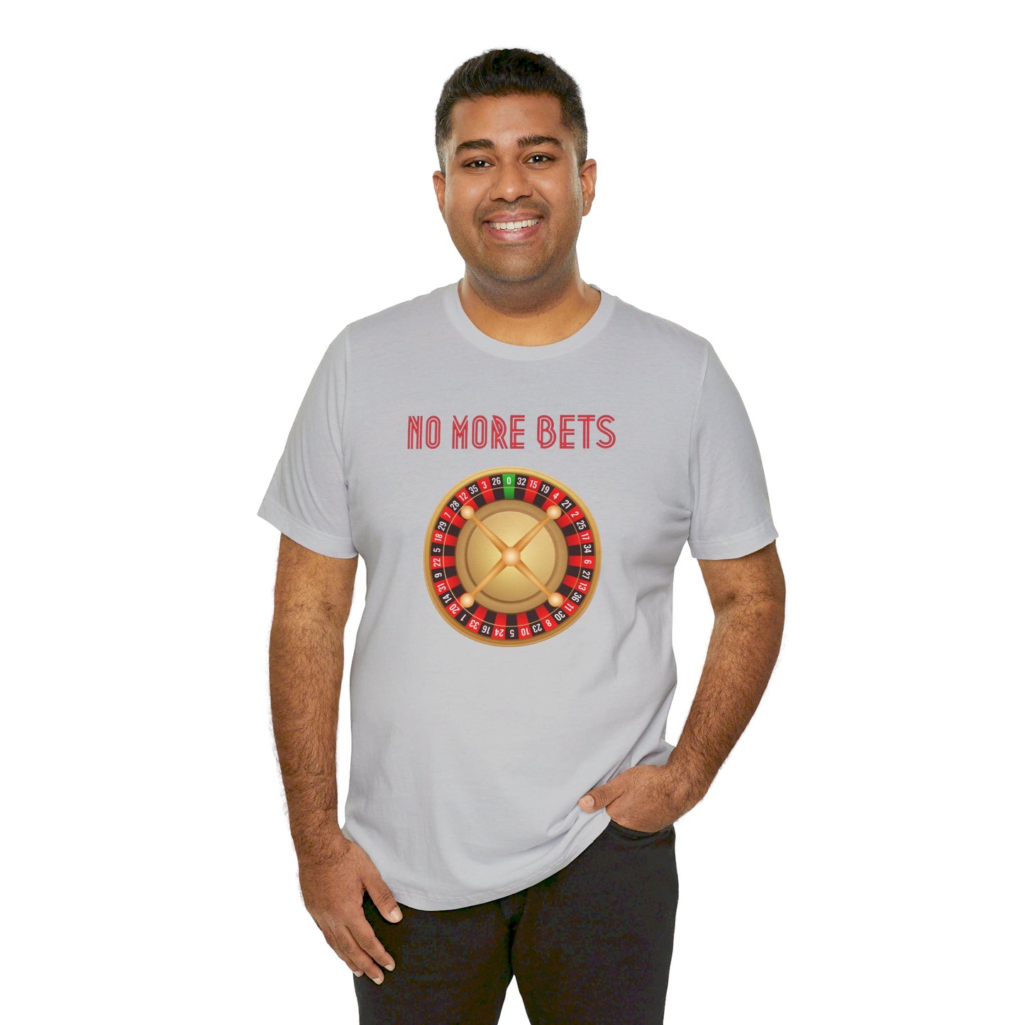 No More Bets Roulette Wheel Unisex Tri-Blend Crew Tee