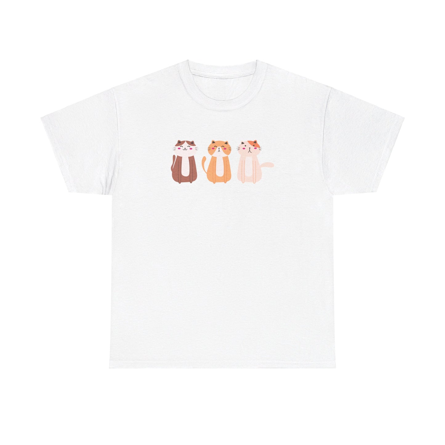 Three Kitties Unisex Heavy Cotton Tee