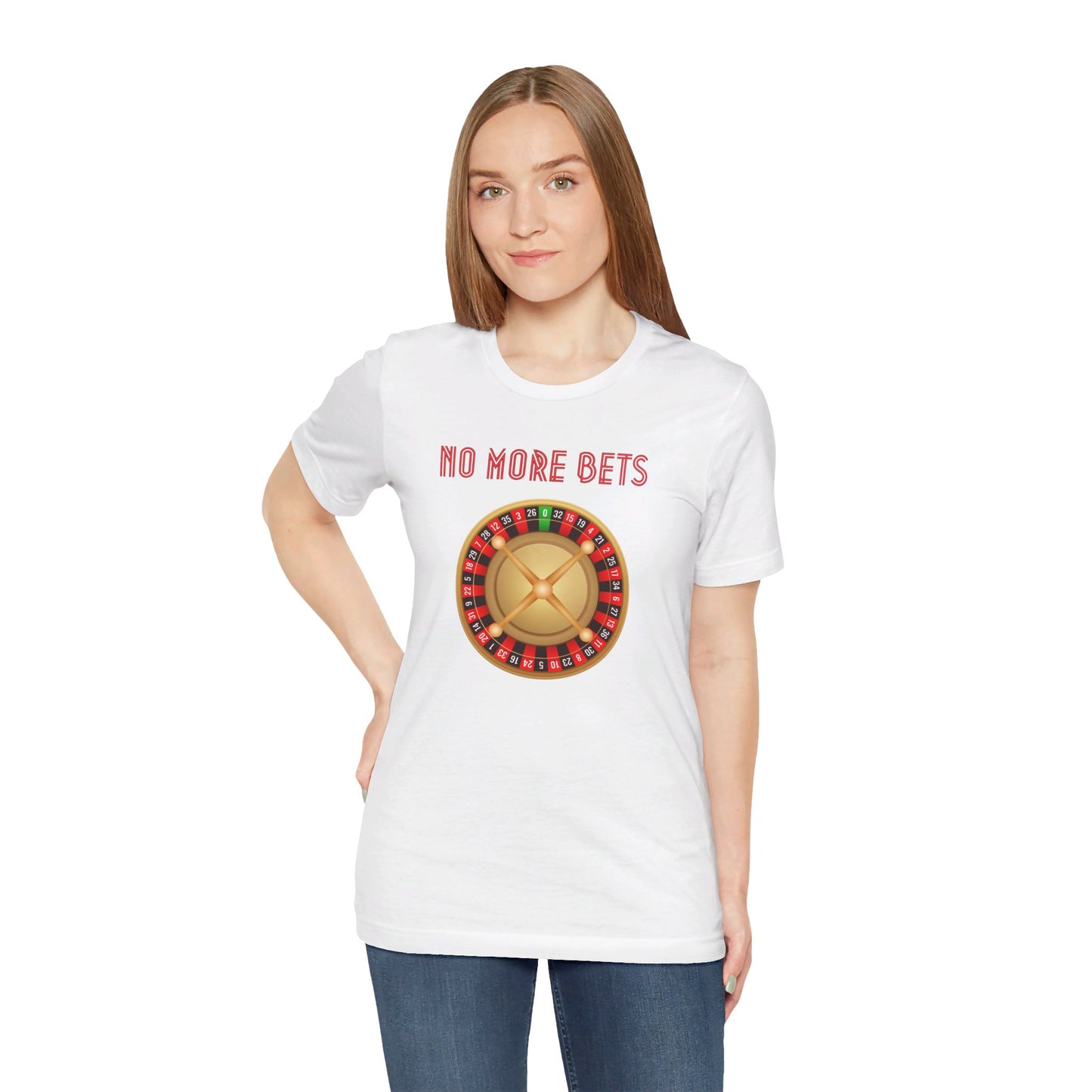No More Bets Roulette Wheel Unisex Tri-Blend Crew Tee