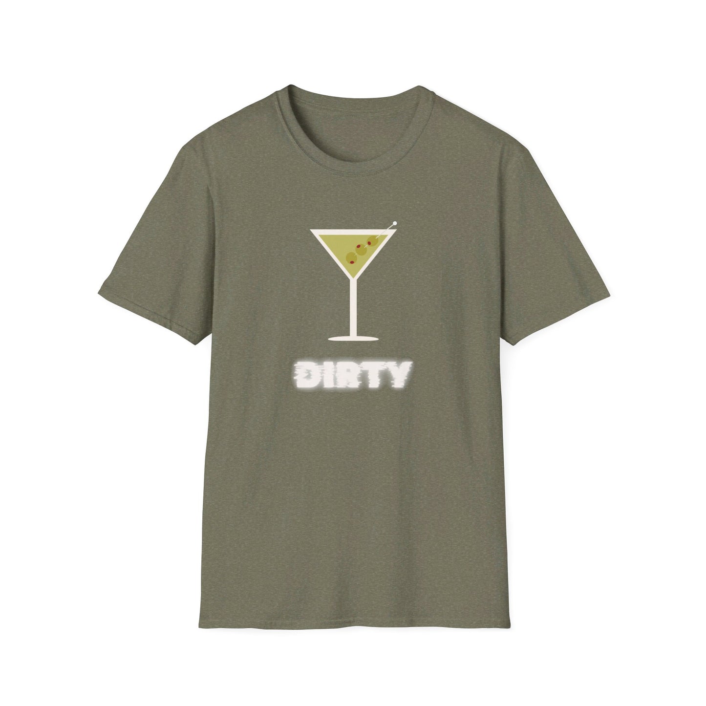 Dirty Martini Glass Unisex Softstyle T-Shirt