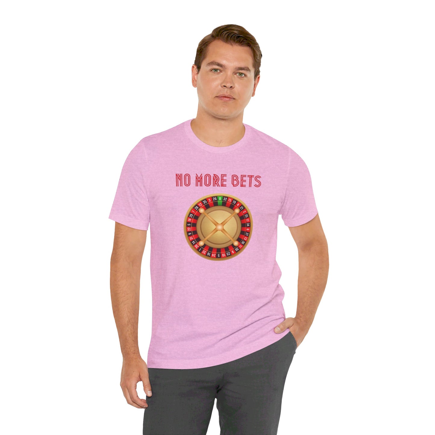 No More Bets Roulette Wheel Unisex Tri-Blend Crew Tee