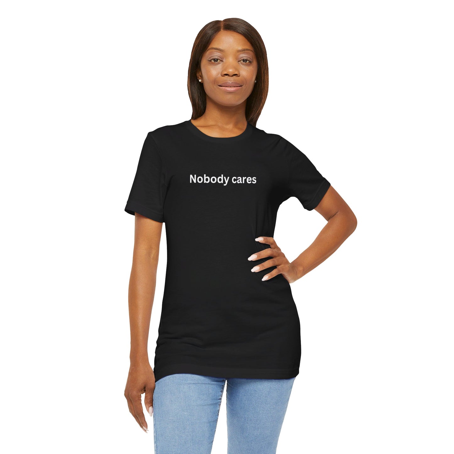 Nobody Cares Unisex Tri-Blend Crew Tee