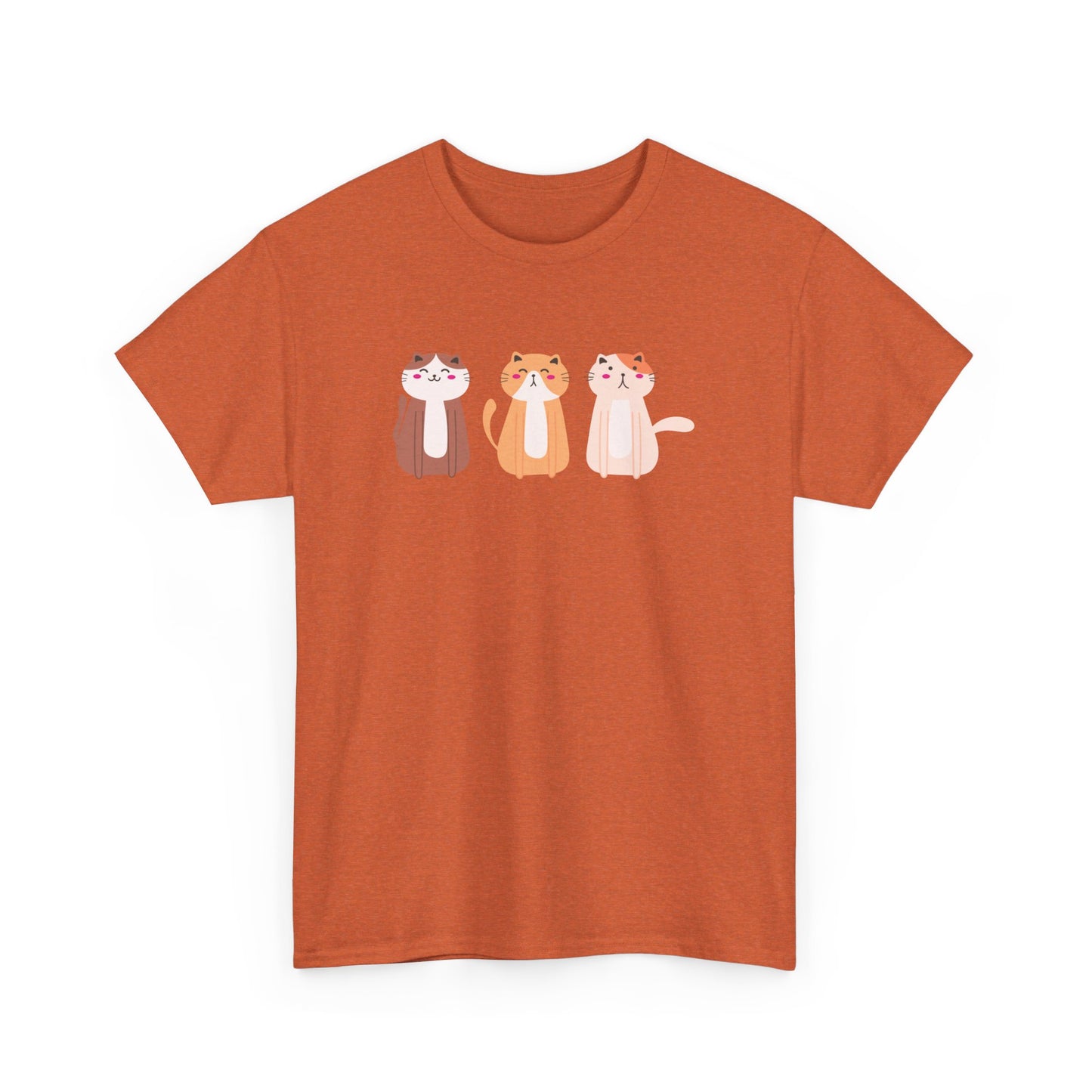 Three Kitties Unisex Heavy Cotton Tee