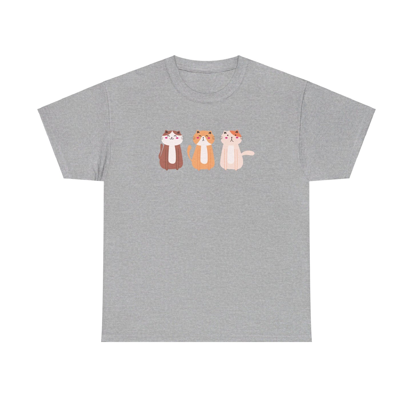 Three Kitties Unisex Heavy Cotton Tee