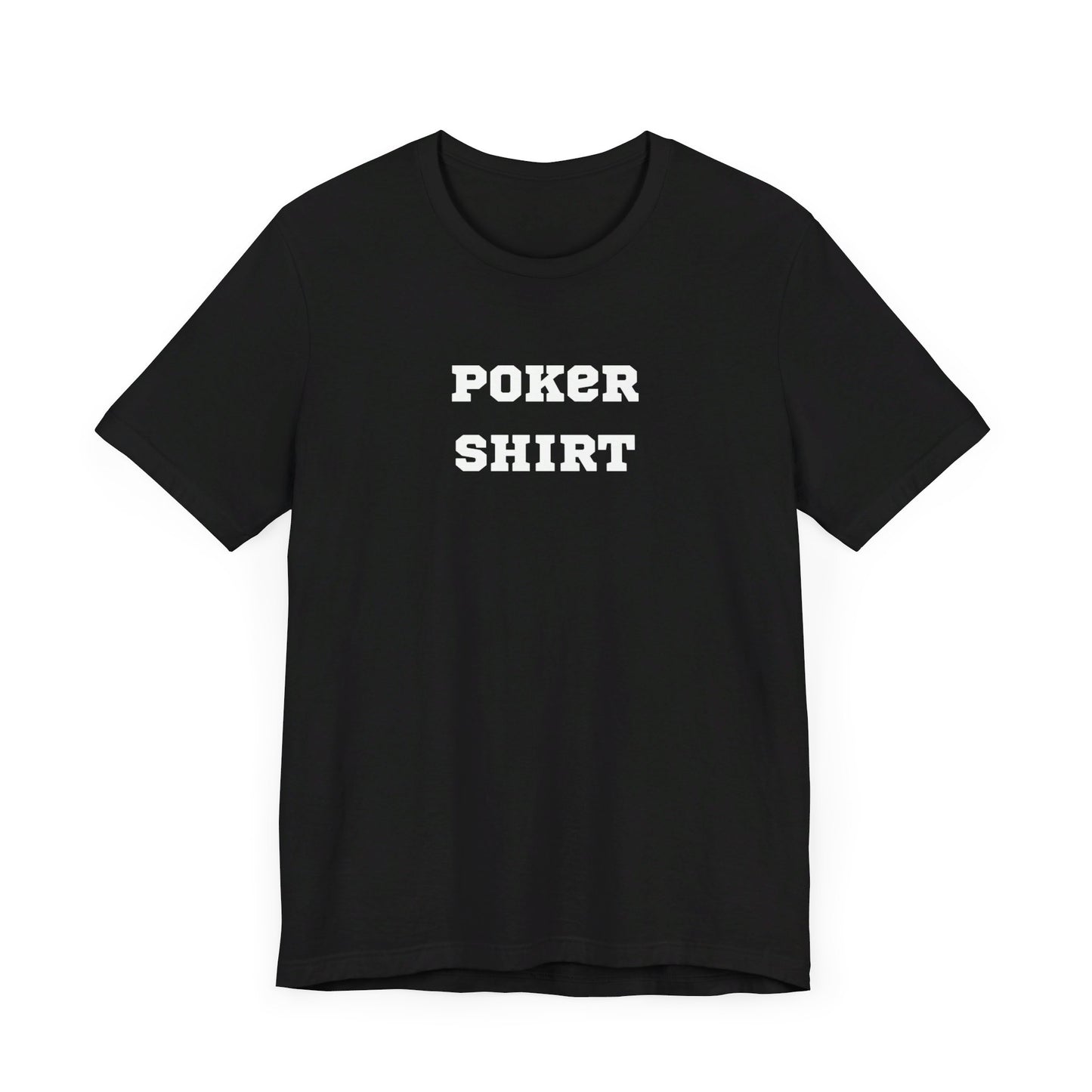 Poker Shirt Unisex Tri-Blend Crew Tee
