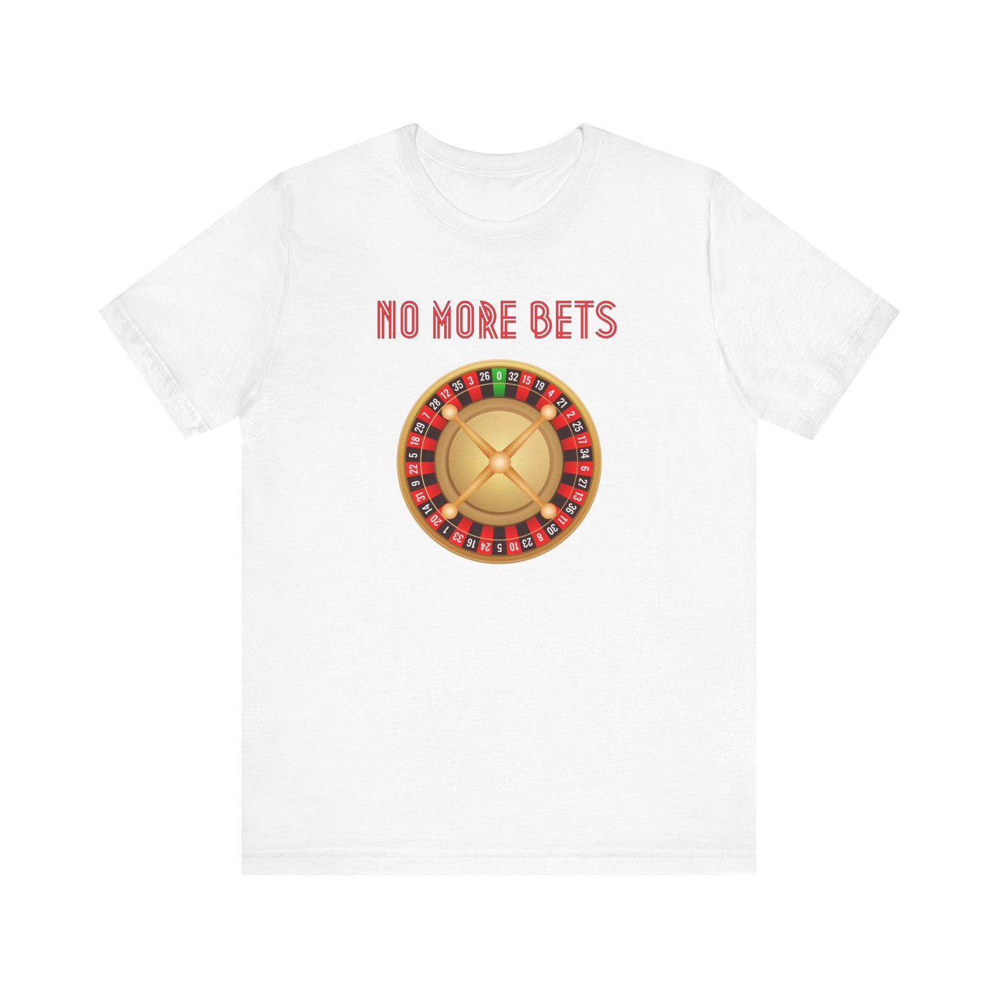No More Bets Roulette Wheel Unisex Tri-Blend Crew Tee