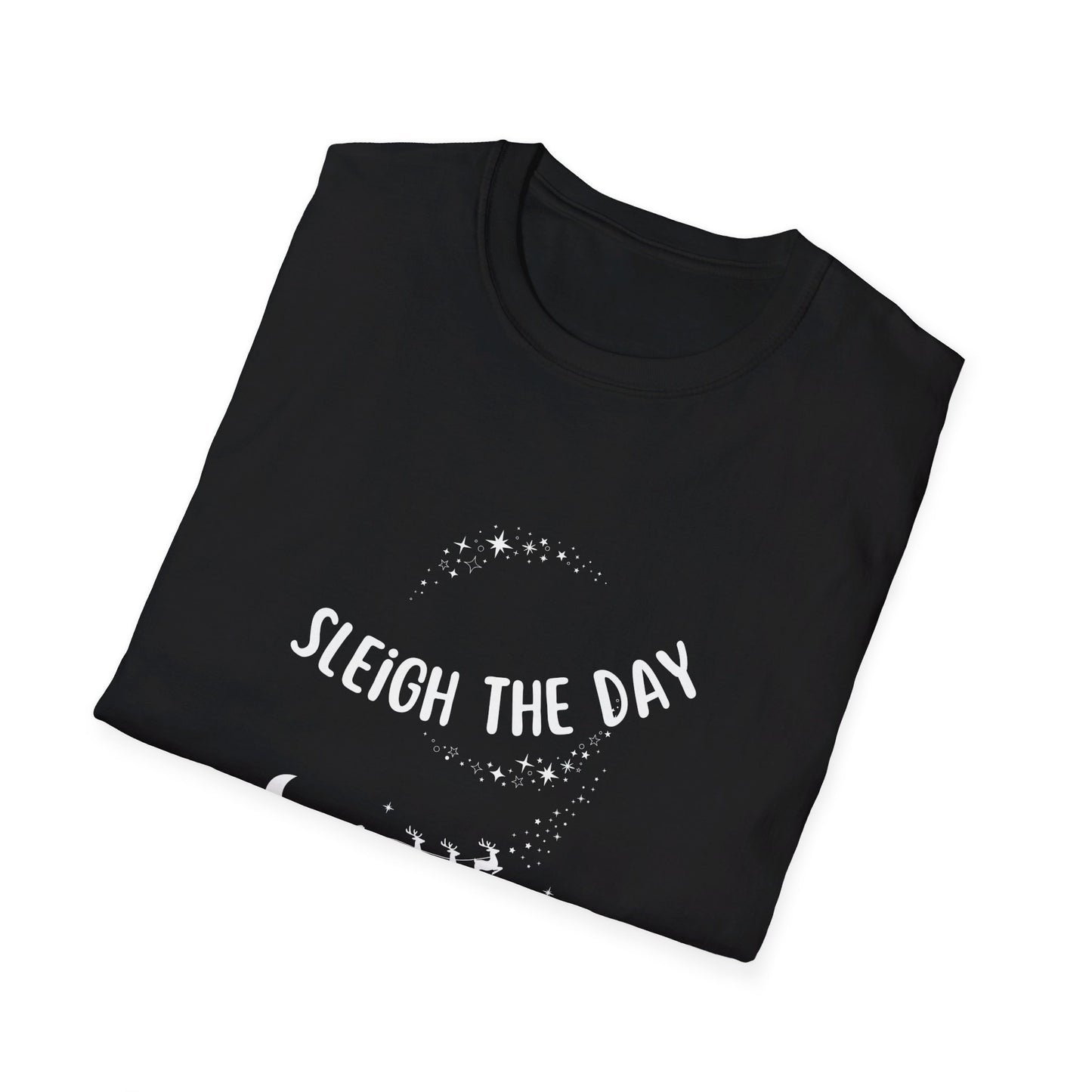 Christmas Sleigh the Day Unisex Softstyle T-Shirt
