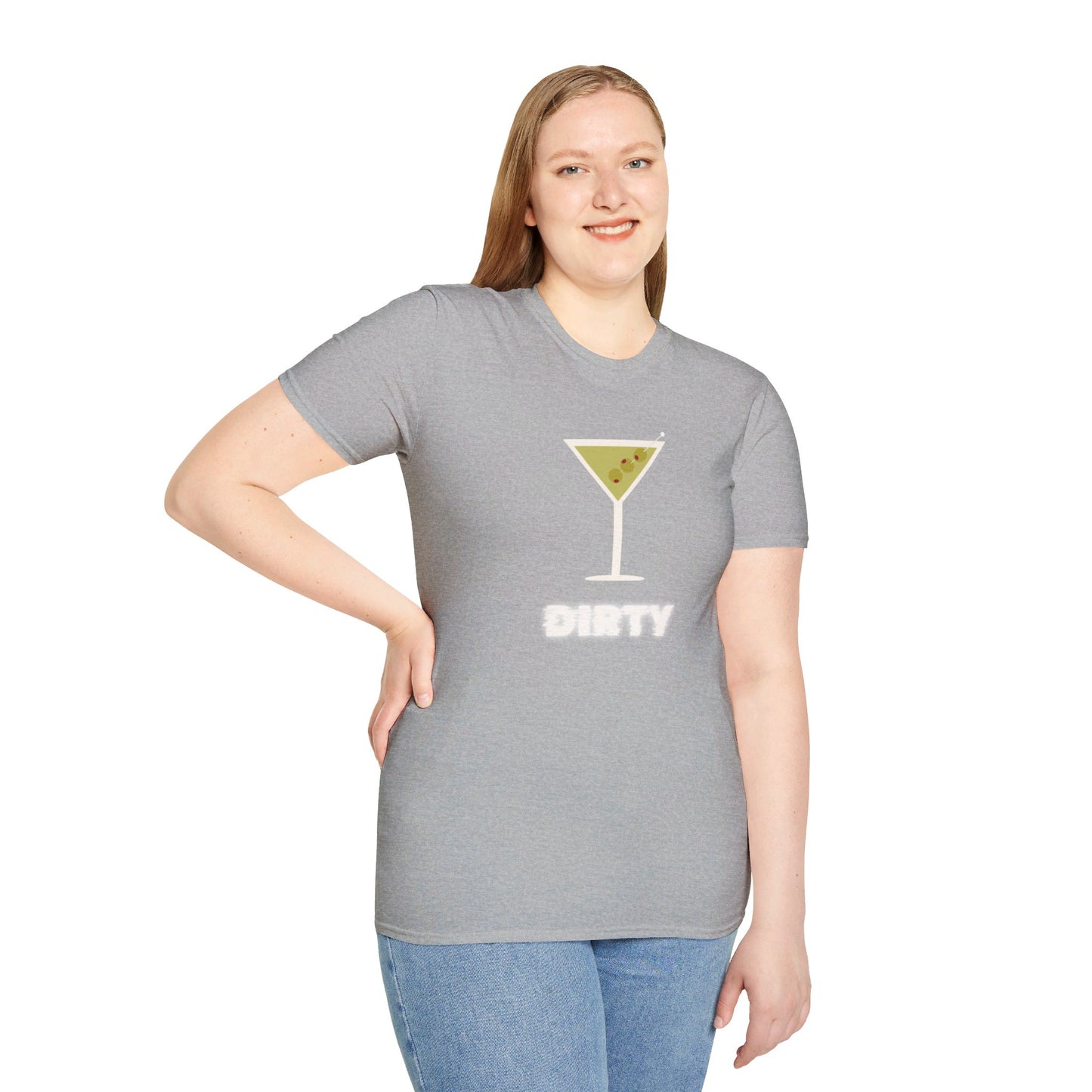 Dirty Martini Glass Unisex Softstyle T-Shirt