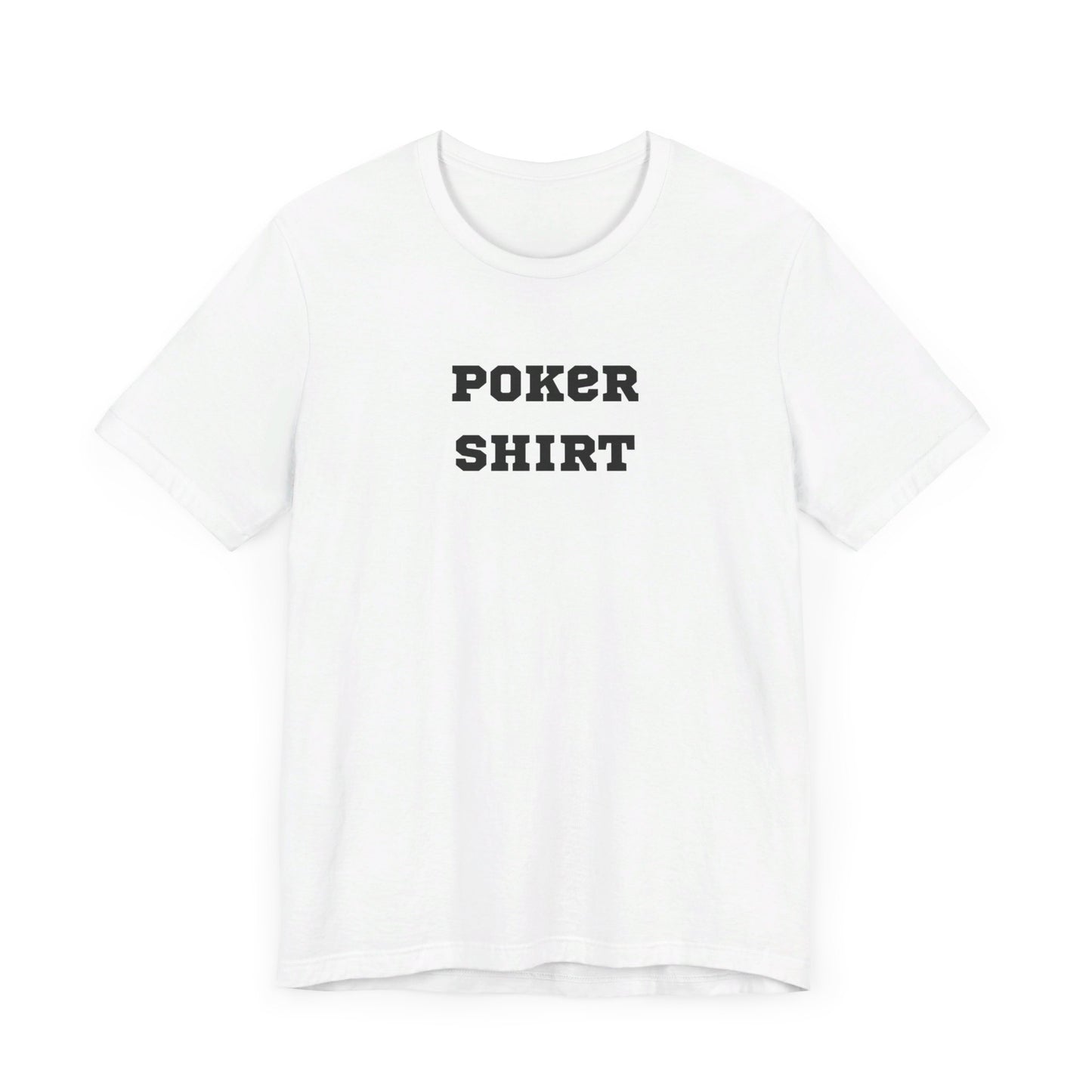 Poker Shirt Unisex Tri-Blend Crew Tee