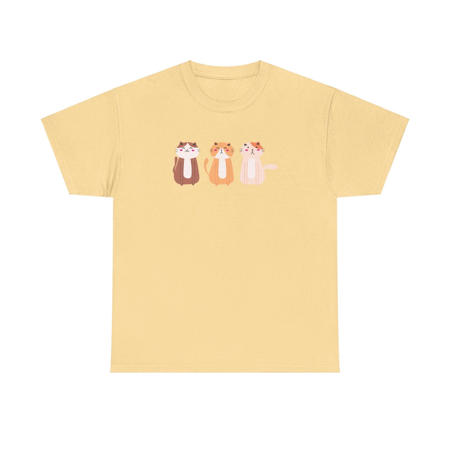 Three Kitties Unisex Heavy Cotton Tee