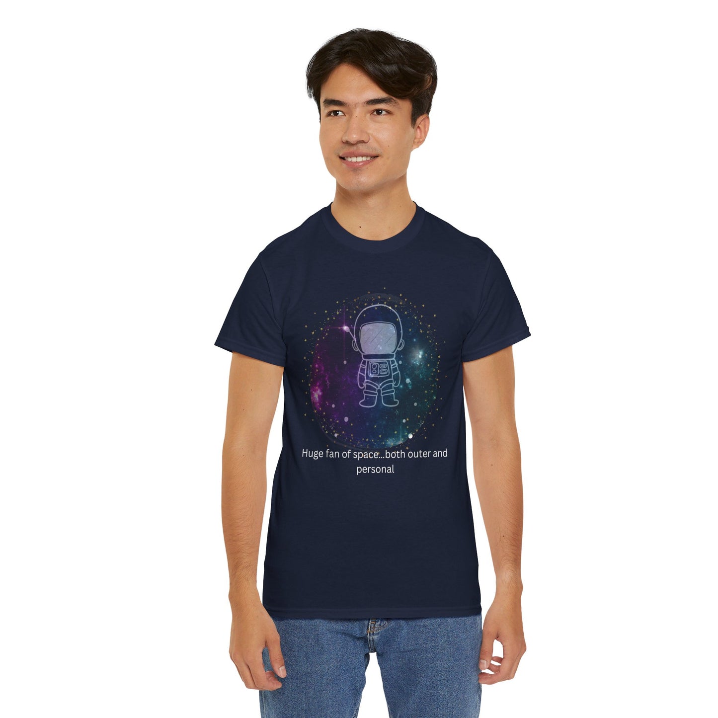 Copy of Huge Fan of Space AstronautOnly Unisex Heavy Cotton Tee