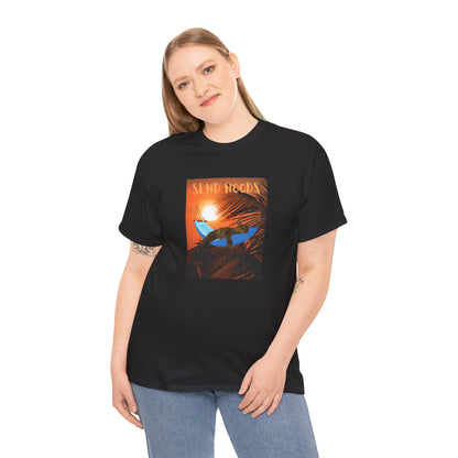 SEND NOODS Tropical Sasco in Hammock Unisex Tri-Blend Crew Tee
