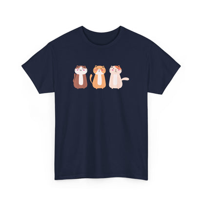 Three Kitties Unisex Heavy Cotton Tee