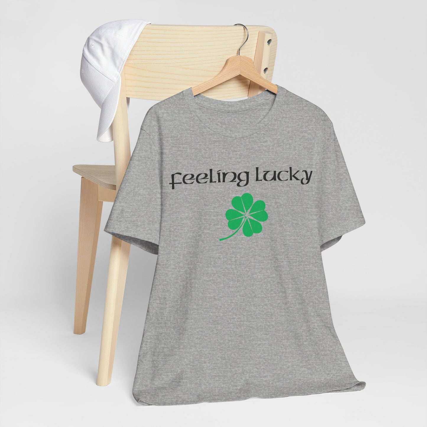 Feeling Lucky Clover  Unisex Tri-Blend Crew Tee