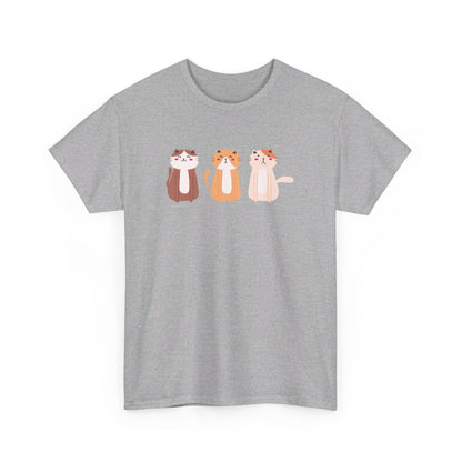 Three Kitties Unisex Heavy Cotton Tee