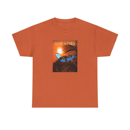 SEND NOODS Tropical Sasco in Hammock Unisex Tri-Blend Crew Tee