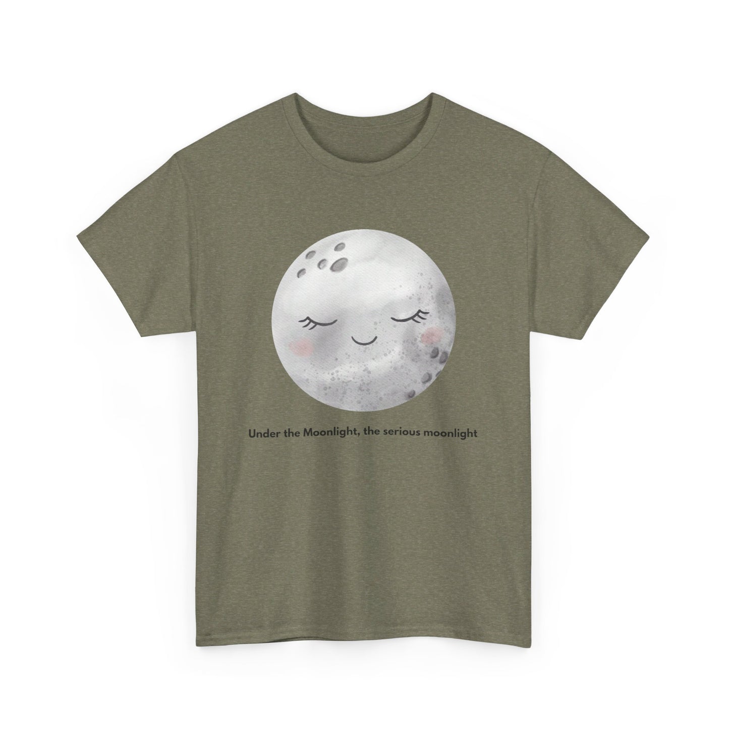 Under the Moonlight, the serious moonlight Unisex Heavy Cotton Tee