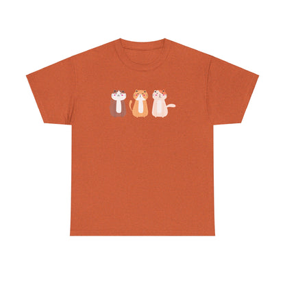 Three Kitties Unisex Heavy Cotton Tee