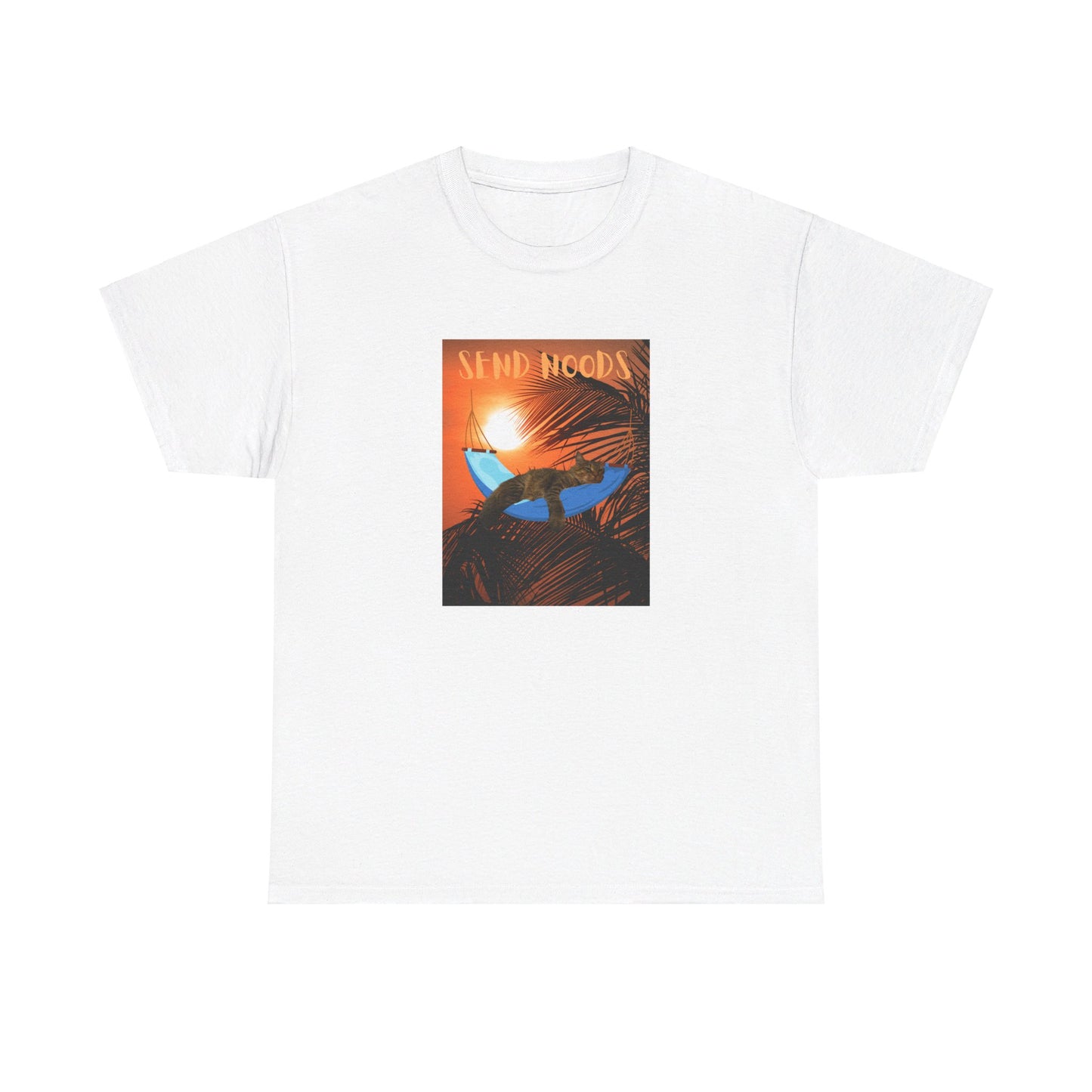 SEND NOODS Tropical Sasco in Hammock Unisex Tri-Blend Crew Tee