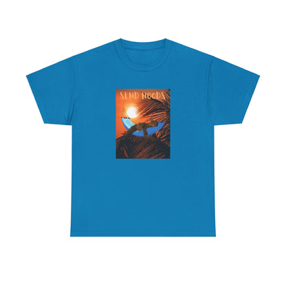 SEND NOODS Tropical Sasco in Hammock Unisex Tri-Blend Crew Tee