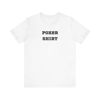 Poker Shirt Unisex Tri-Blend Crew Tee