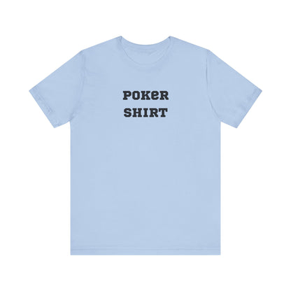 Poker Shirt Unisex Tri-Blend Crew Tee