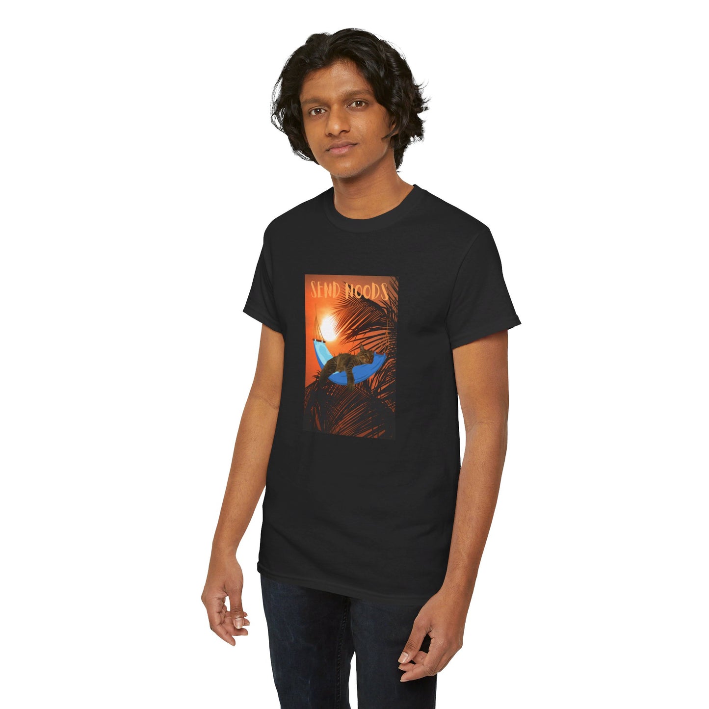 SEND NOODS Tropical Sasco in Hammock Unisex Tri-Blend Crew Tee
