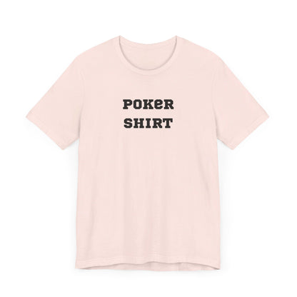 Poker Shirt Unisex Tri-Blend Crew Tee