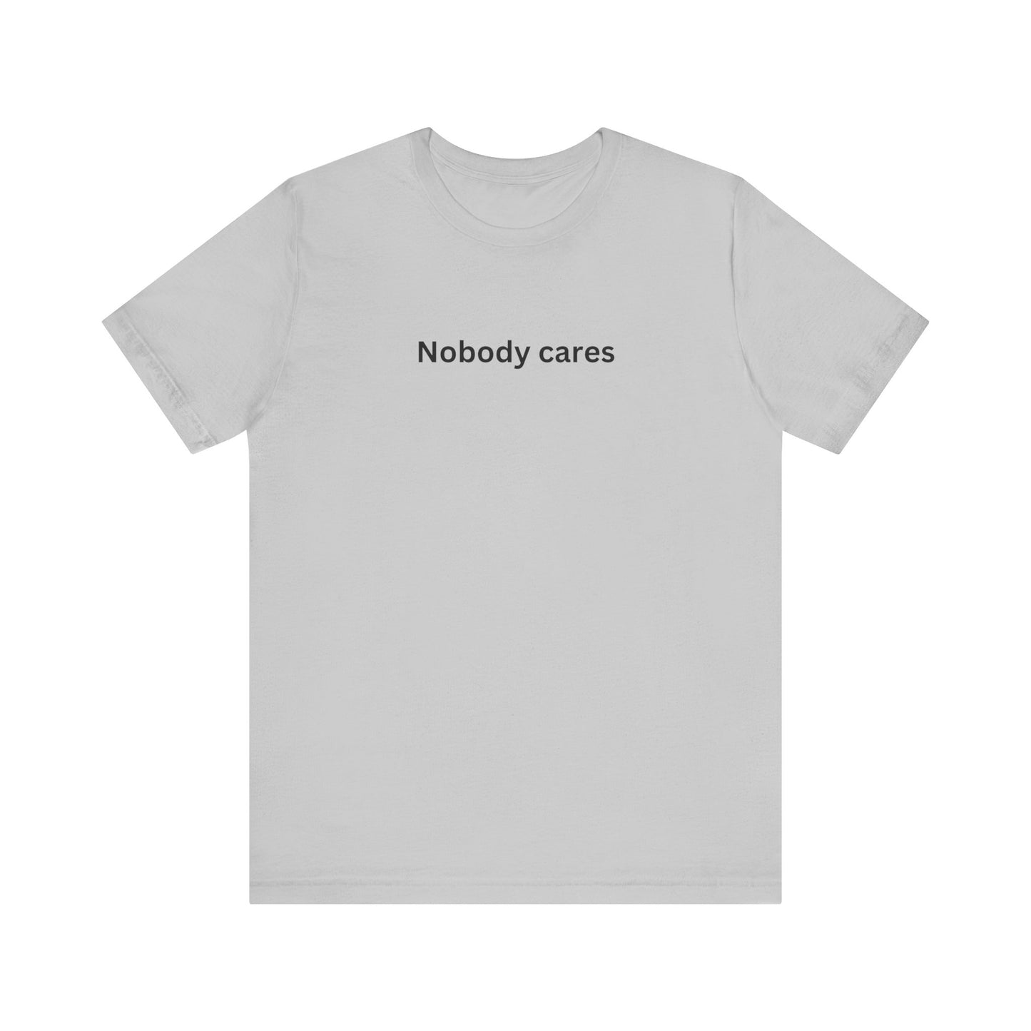Nobody Cares Unisex Tri-Blend Crew Tee