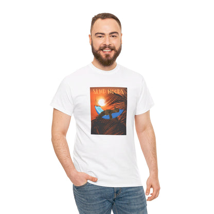 SEND NOODS Tropical Sasco in Hammock Unisex Tri-Blend Crew Tee