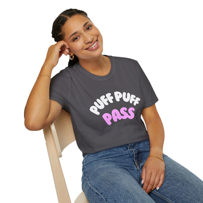 Puff Puff Pass  Unisex Softstyle T-Shirt
