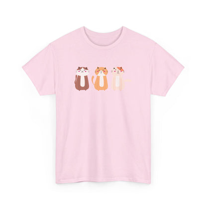 Three Kitties Unisex Heavy Cotton Tee