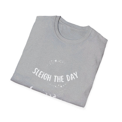 Christmas Sleigh the Day Unisex Softstyle T-Shirt