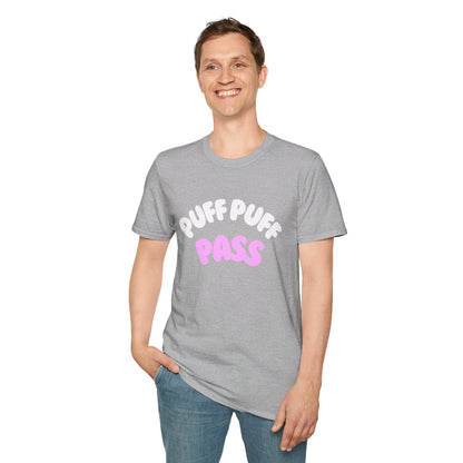 Puff Puff Pass  Unisex Softstyle T-Shirt