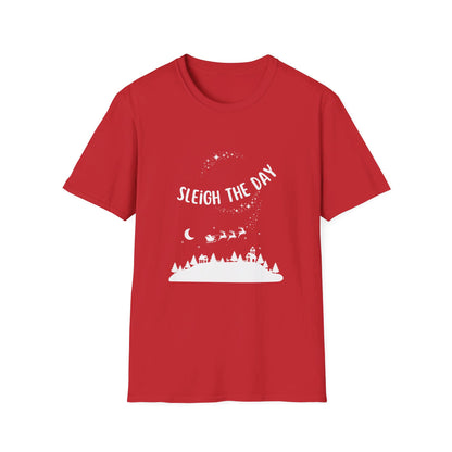 Christmas Sleigh the Day Unisex Softstyle T-Shirt