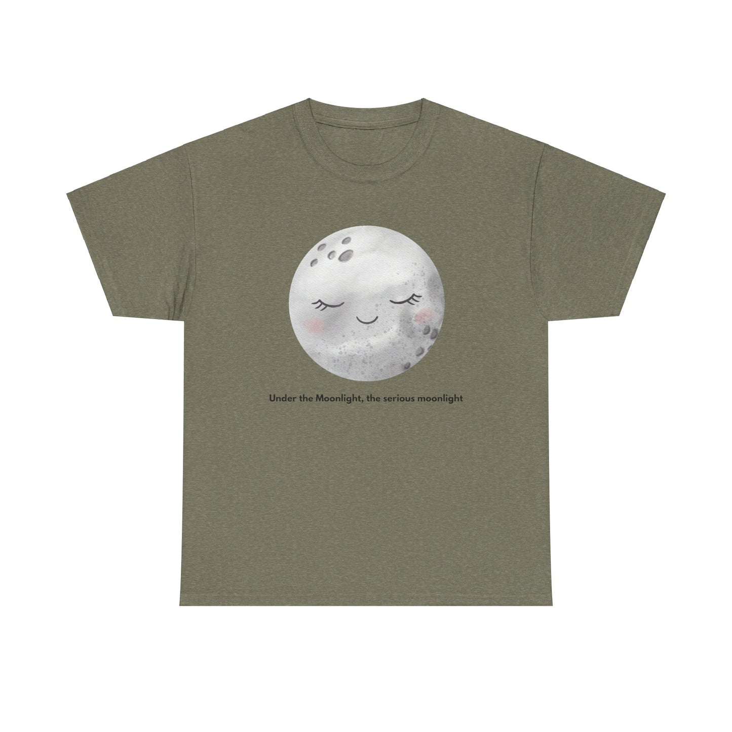 Under the Moonlight, the serious moonlight Unisex Heavy Cotton Tee