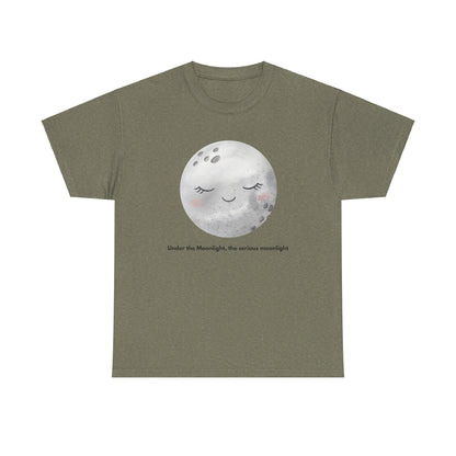 Under the Moonlight, the serious moonlight Unisex Heavy Cotton Tee