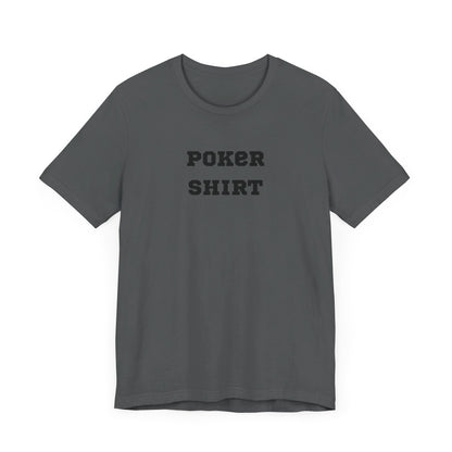 Poker Shirt Unisex Tri-Blend Crew Tee