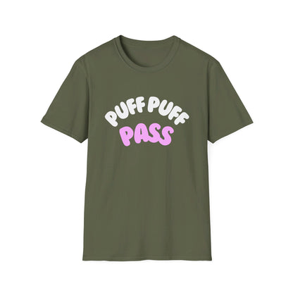 Puff Puff Pass  Unisex Softstyle T-Shirt