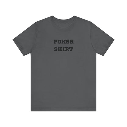 Poker Shirt Unisex Tri-Blend Crew Tee
