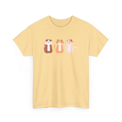 Three Kitties Unisex Heavy Cotton Tee