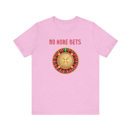 No More Bets Roulette Wheel Unisex Tri-Blend Crew Tee