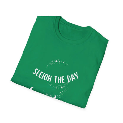 Christmas Sleigh the Day Unisex Softstyle T-Shirt