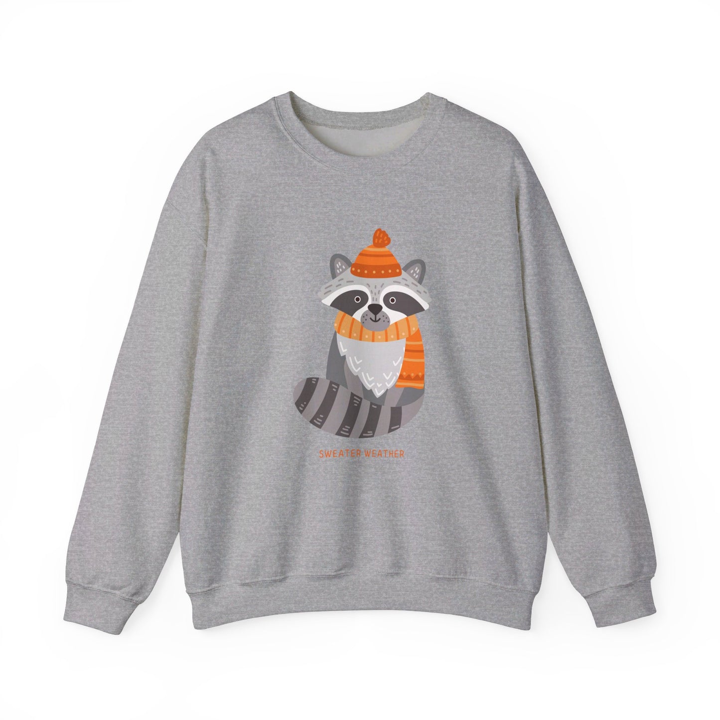 Sweater Weather Raccoon Unisex Heavy Blend™ Crewneck Sweatshirt
