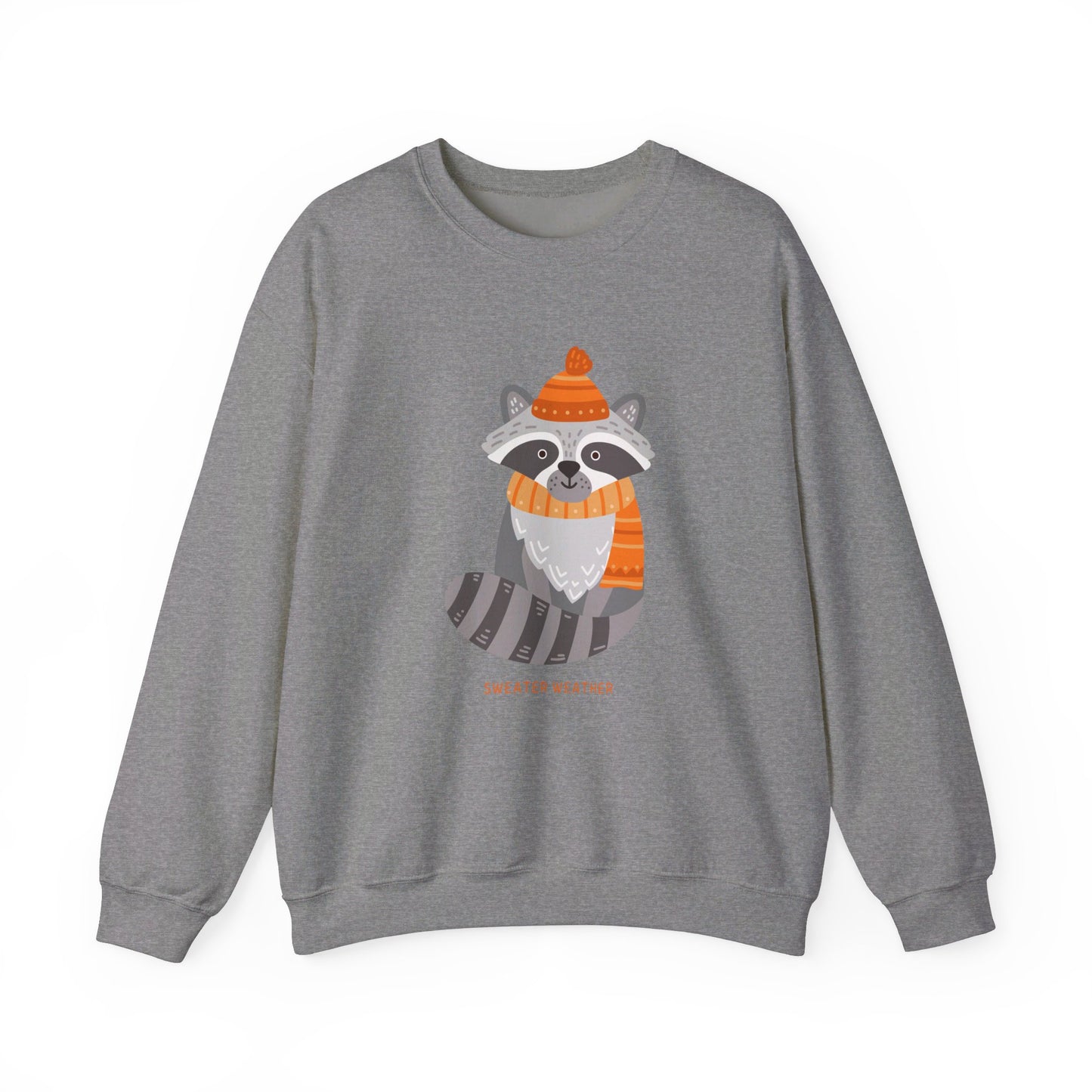 Sweater Weather Raccoon Unisex Heavy Blend™ Crewneck Sweatshirt
