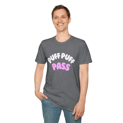 Puff Puff Pass  Unisex Softstyle T-Shirt