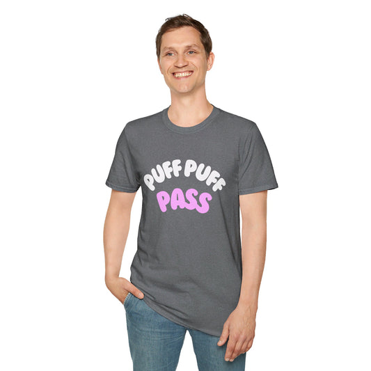 Puff Puff Pass  Unisex Softstyle T-Shirt